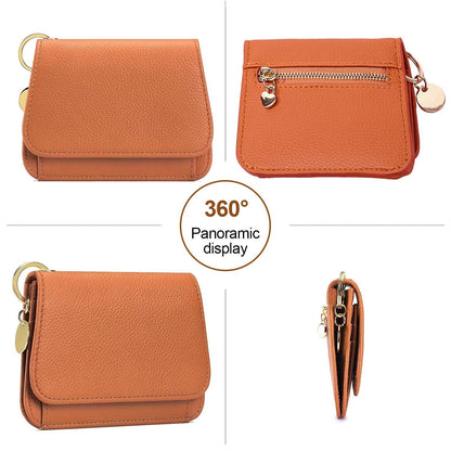 💖Hot 50% OFF🌹Short Wallets for Women – Fashionable Card Holder with Key Ring & Coin Purse