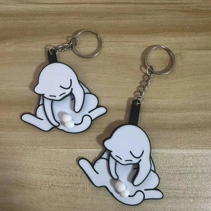 ✨Hot Sale 69% OFF--🤣Funny Wiggling Cat Keychain