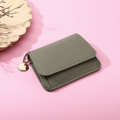 💖Hot 50% OFF🌹Short Wallets for Women – Fashionable Card Holder with Key Ring & Coin Purse