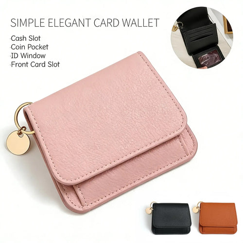💖Hot 50% OFF🌹Short Wallets for Women – Fashionable Card Holder with Key Ring & Coin Purse