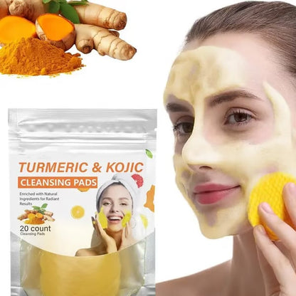 🔥Last Day 49% OFF- Turmeric & Kojic Acid Cleansing Pads