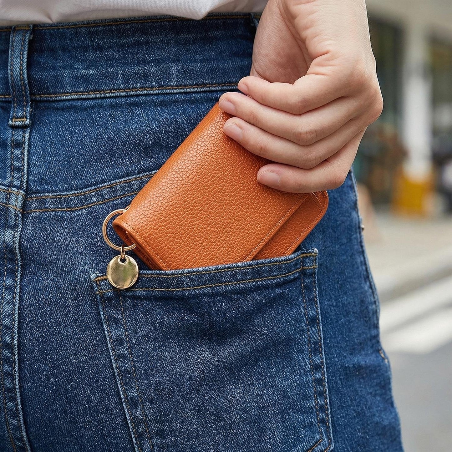 💖Hot 50% OFF🌹Short Wallets for Women – Fashionable Card Holder with Key Ring & Coin Purse