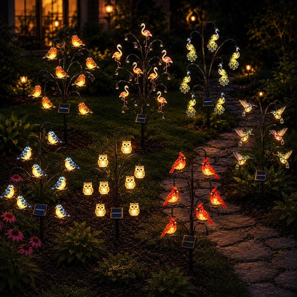 🐦 Bird-Shaped Solar Stump Light-Perfect Garden Gift For Outdoor Lovers