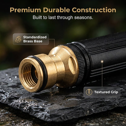 🏆25K+ SOLD 🔥✨Heavy Duty Adjustable Twist Hose Nozzle Jet Sweeper Nozzle