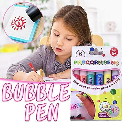 🔥Last Day 50% OFF🎁🔮Magic Pen – Draw 3D with one stroke!🎄 DIY Bubble Popcorn Drawing Pens🔥