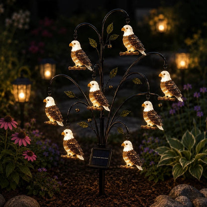 🐦 Bird-Shaped Solar Stump Light-Perfect Garden Gift For Outdoor Lovers