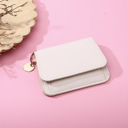 💖Hot 50% OFF🌹Short Wallets for Women – Fashionable Card Holder with Key Ring & Coin Purse