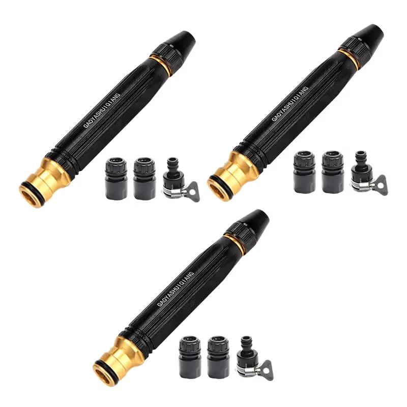 🏆25K+ SOLD 🔥✨Heavy Duty Adjustable Twist Hose Nozzle Jet Sweeper Nozzle