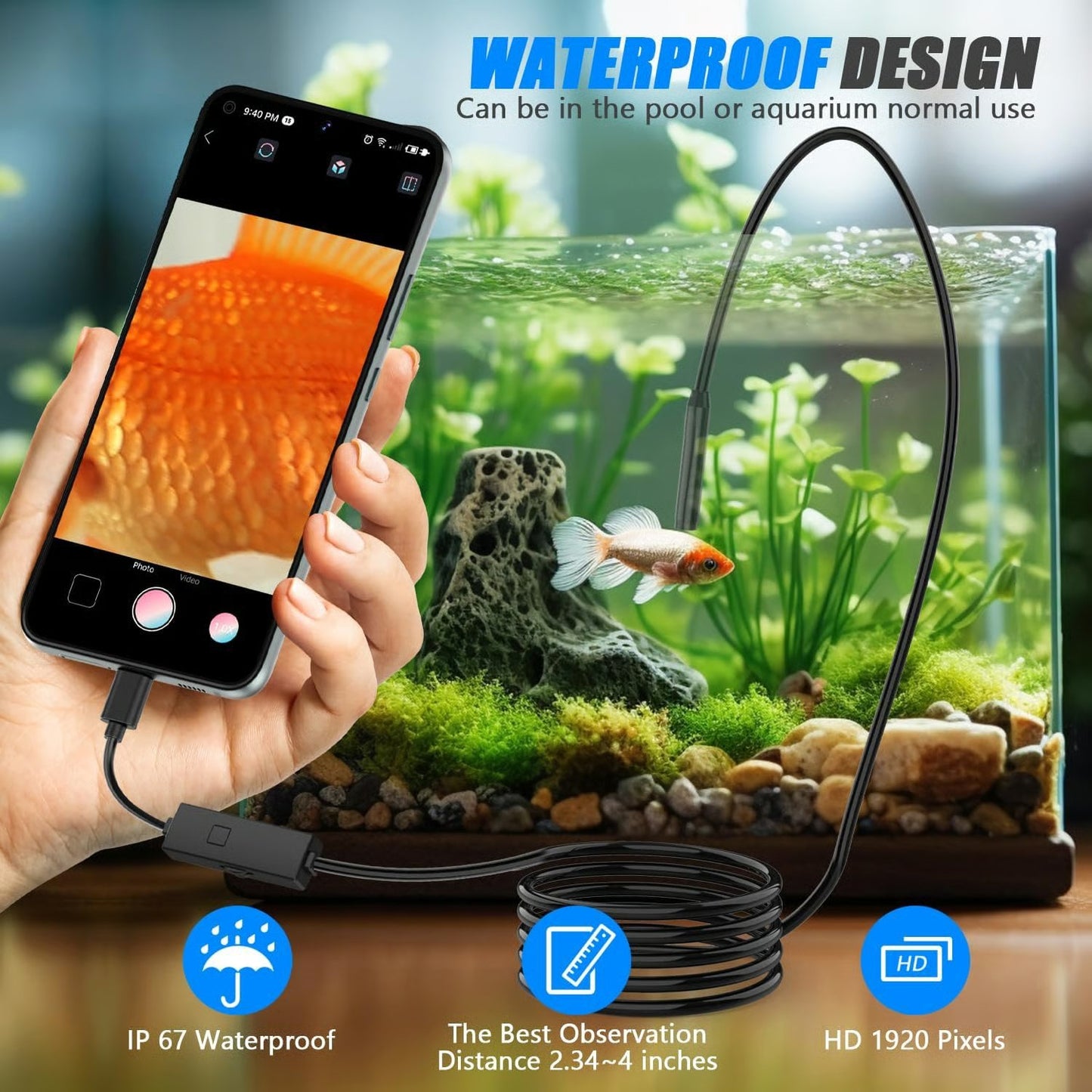 ⏰🔥LIMITED TIME 50% OFF!🔥50K+ SOLD!3 In 1 Endoscope