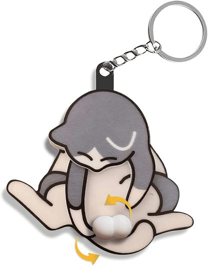 ✨Hot Sale 69% OFF--🤣Funny Wiggling Cat Keychain