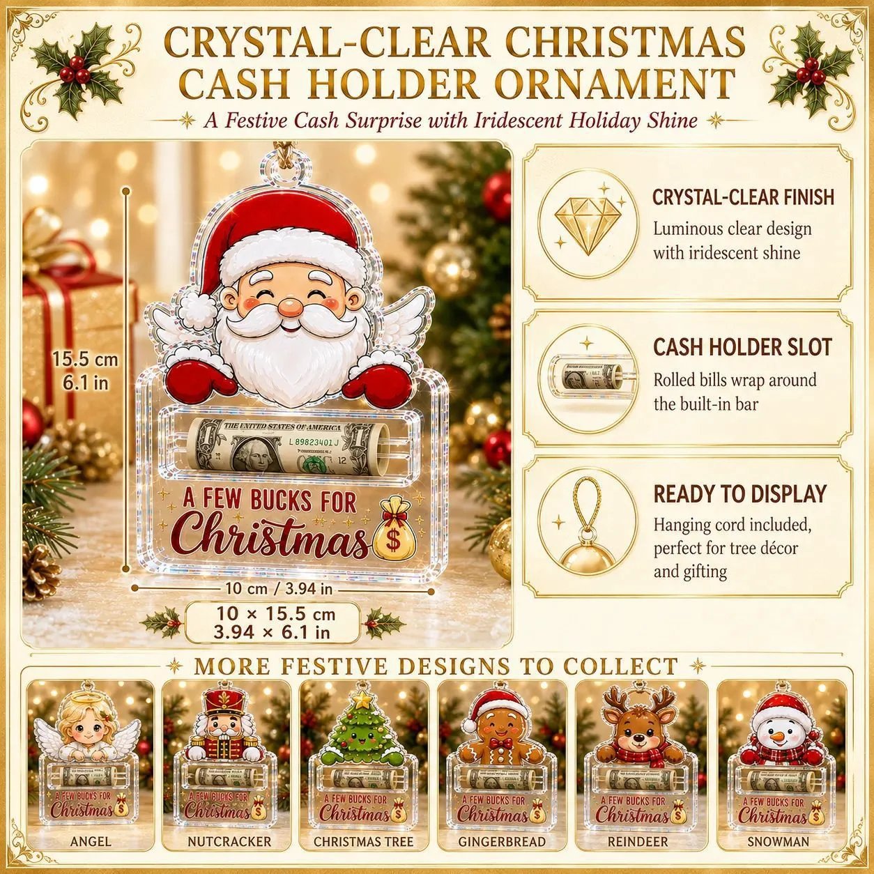 🎄🔥60% OFF + 90- Day Easy Returns🎁