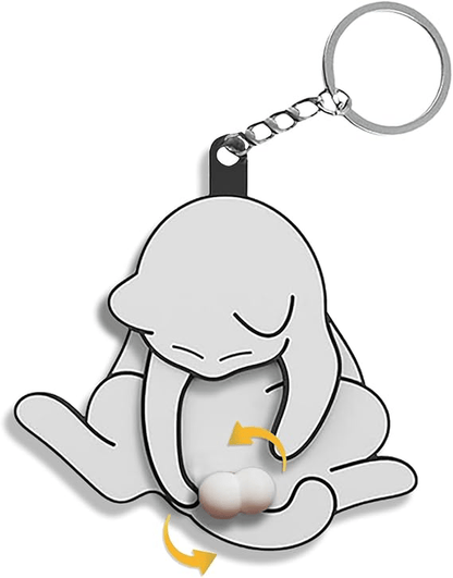 ✨Hot Sale 69% OFF--🤣Funny Wiggling Cat Keychain