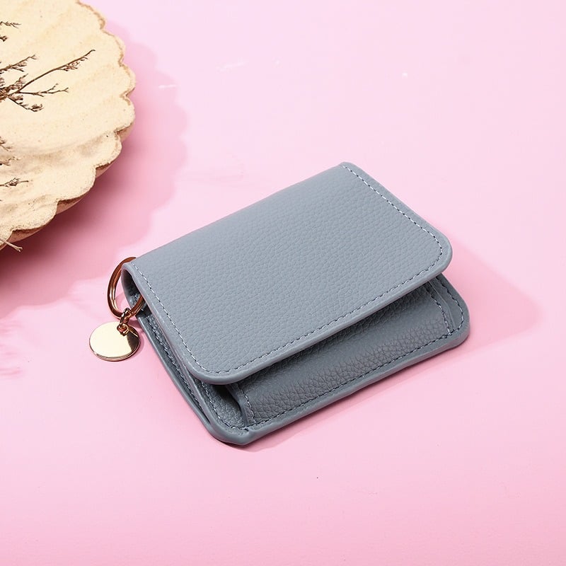 💖Hot 50% OFF🌹Short Wallets for Women – Fashionable Card Holder with Key Ring & Coin Purse