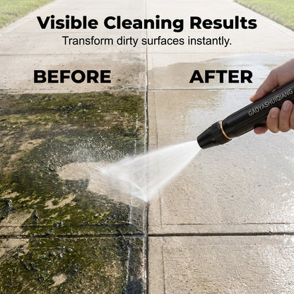 🏆25K+ SOLD 🔥✨Heavy Duty Adjustable Twist Hose Nozzle Jet Sweeper Nozzle