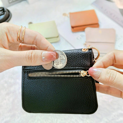 💖Hot 50% OFF🌹Short Wallets for Women – Fashionable Card Holder with Key Ring & Coin Purse