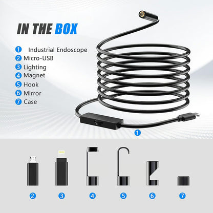 ⏰🔥LIMITED TIME 50% OFF!🔥50K+ SOLD!3 In 1 Endoscope