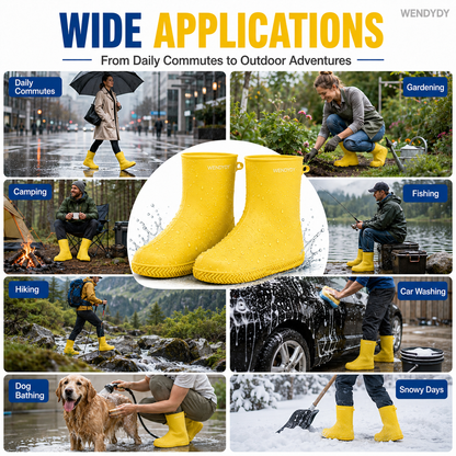 🔥Last Day 49% OFF-Stop Soaked Sneakers! Heavy-Duty Rain Shoe Covers – Anti-Slip & Fold Into Your Bag 🌧️