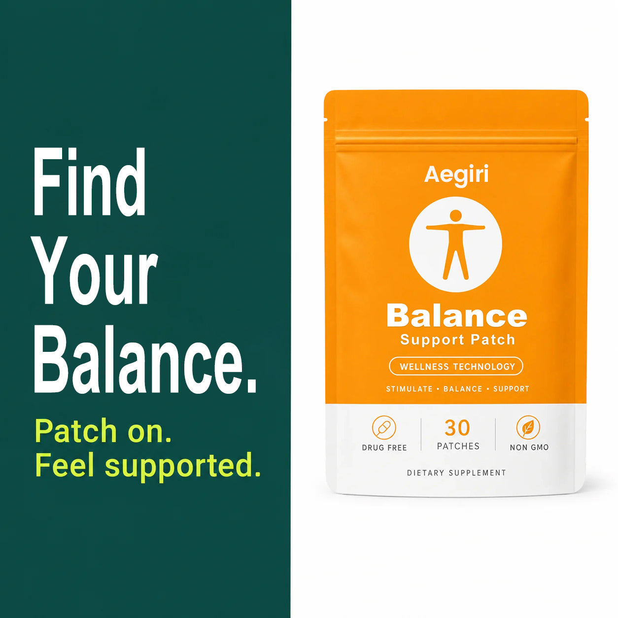 Aegiri™ Balance Support Pacth