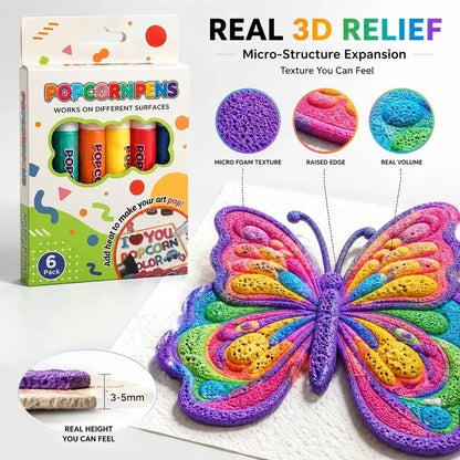 🔥Last Day 50% OFF🎁🔮Magic Pen – Draw 3D with one stroke!🎄 DIY Bubble Popcorn Drawing Pens🔥