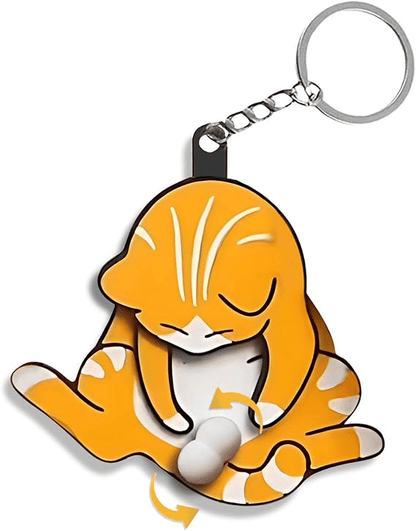 ✨Hot Sale 69% OFF--🤣Funny Wiggling Cat Keychain