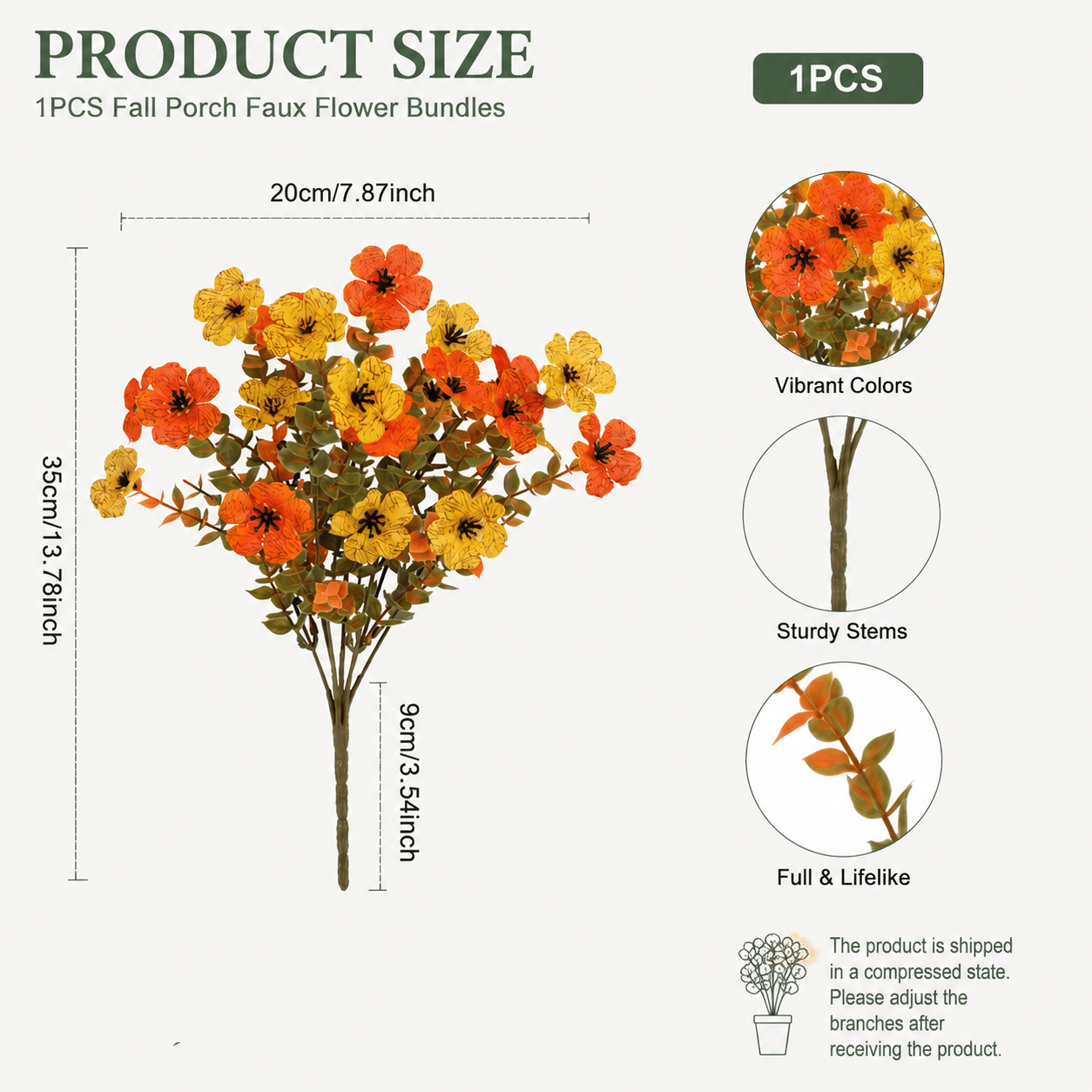 🎃 Halloween Early Bird Sale | 49% OFF🍂 Fall Porch Faux Flower Bundles