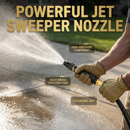 🏆25K+ SOLD 🔥✨Heavy Duty Adjustable Twist Hose Nozzle Jet Sweeper Nozzle