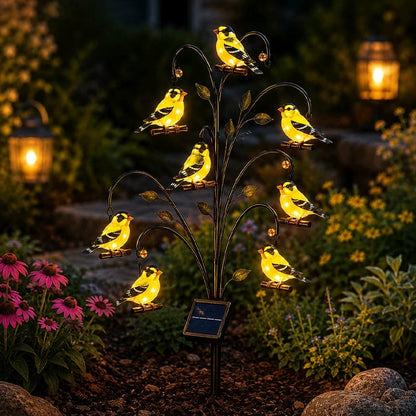 🐦 Bird-Shaped Solar Stump Light-Perfect Garden Gift For Outdoor Lovers