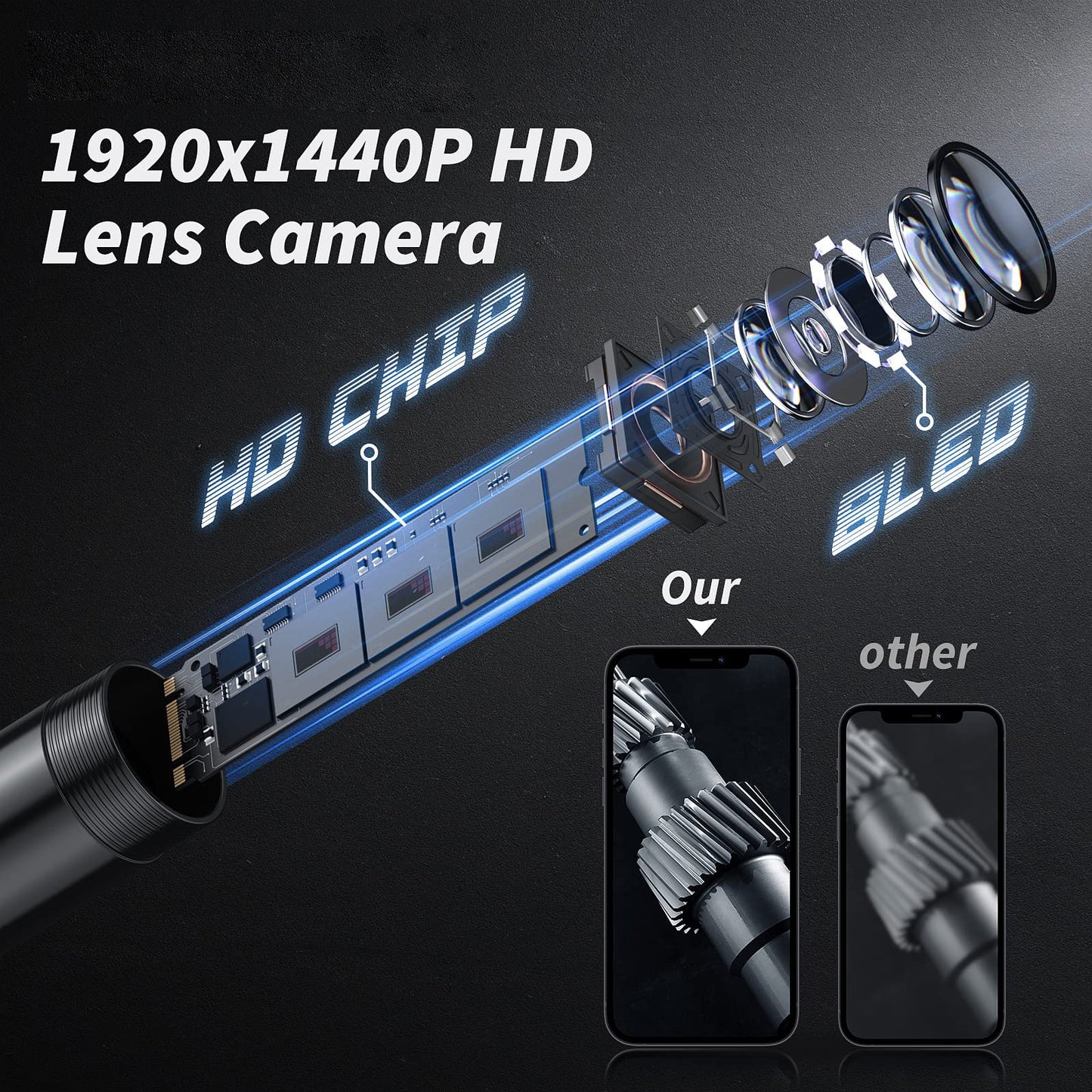 ⏰🔥LIMITED TIME 50% OFF!🔥50K+ SOLD!3 In 1 Endoscope