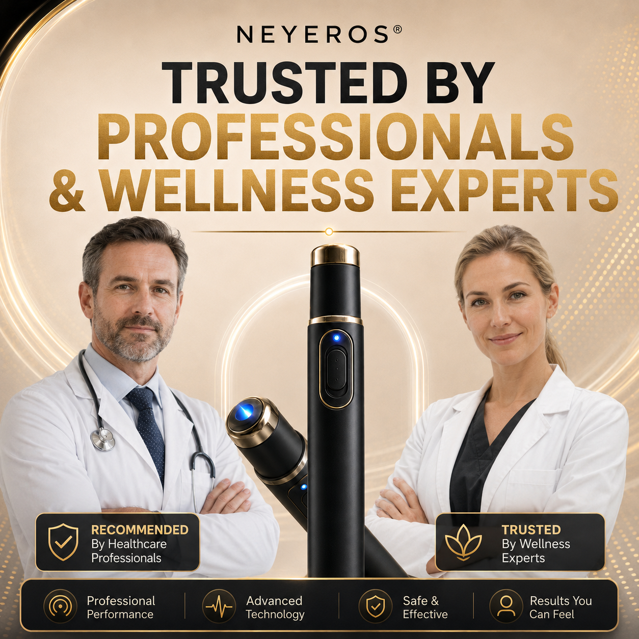 Ultrasonic Shock WaveTherapy Massager--Restore Circulation.Relieve Deep Pain.Rebuild Male Confidence.