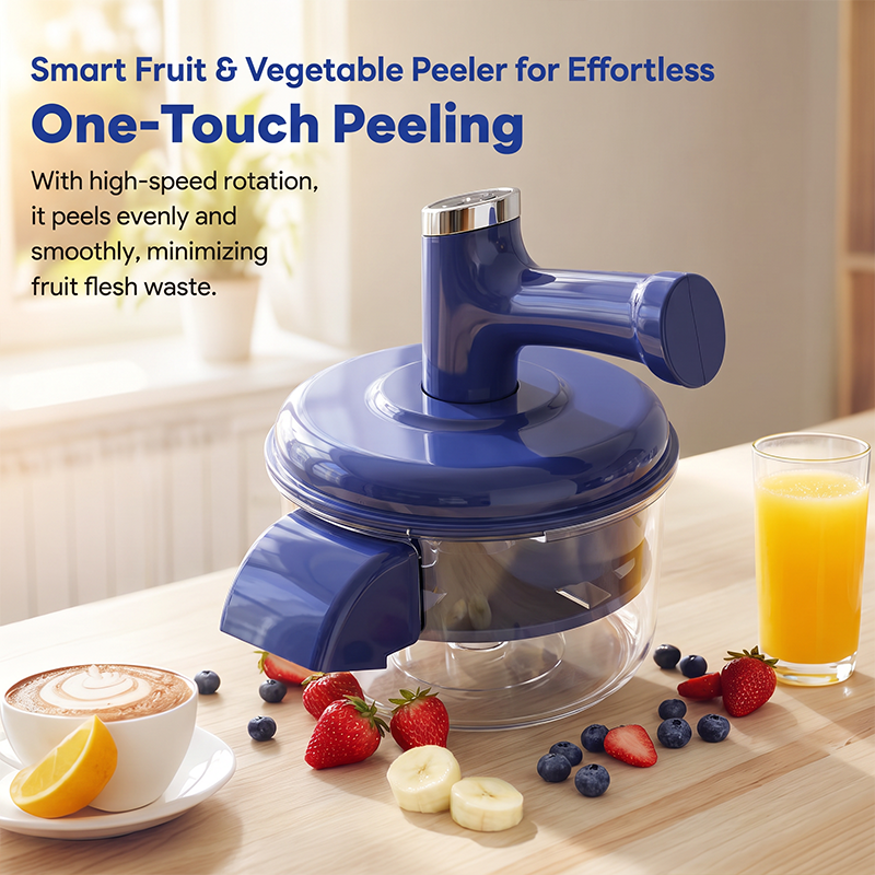🔥Hot Sale 50% OFF🔥 Electric Fruit Peeler & Mixer – 2-in-1, USB Rechargeable, One-Touch, 10s Peel 🍎
