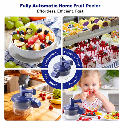 🔥Hot Sale 50% OFF🔥 Electric Fruit Peeler & Mixer – 2-in-1, USB Rechargeable, One-Touch, 10s Peel 🍎