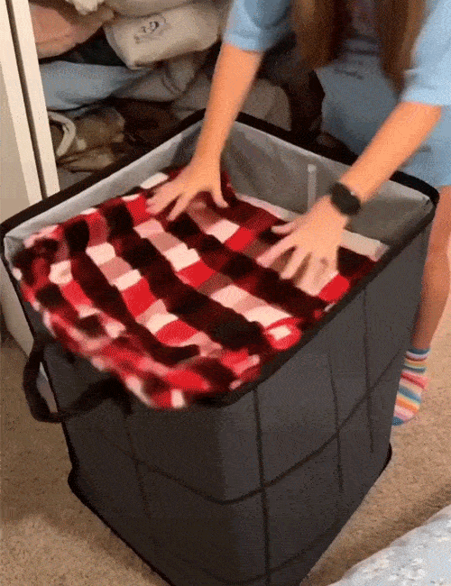 ⚡Hot Sales 50% OFF | Extra Large Capacity Storage Bag – Heavy Duty Zippered Organizer Bin for Quilts, Blankets, Clothing, Toys & Moving Supplies🏠❤